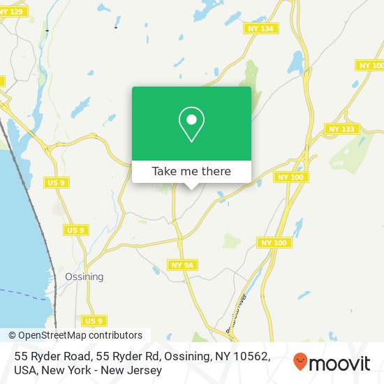 55 Ryder Road, 55 Ryder Rd, Ossining, NY 10562, USA map