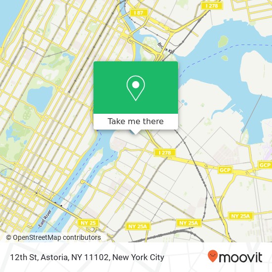 12th St, Astoria, NY 11102 map