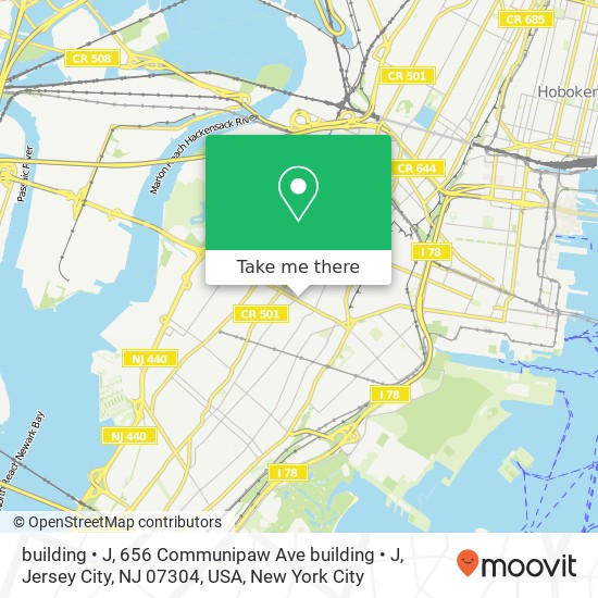 building  •  J, 656 Communipaw Ave building  •  J, Jersey City, NJ 07304, USA map