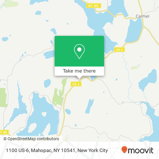 1100 US-6, Mahopac, NY 10541 map