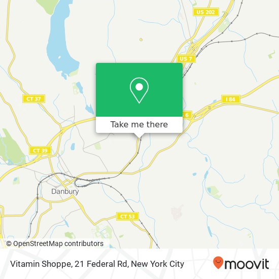 Mapa de Vitamin Shoppe, 21 Federal Rd
