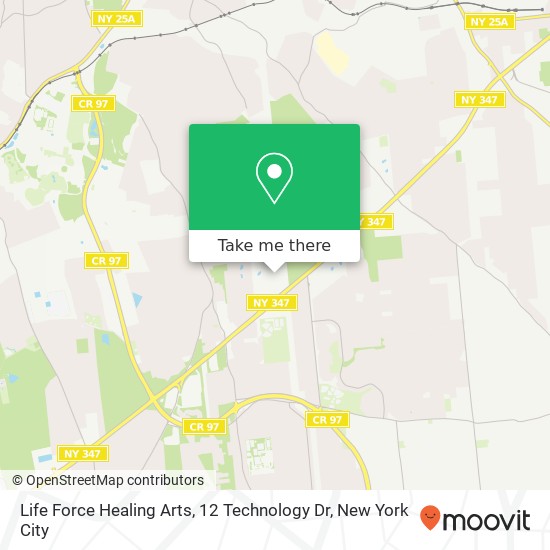 Life Force Healing Arts, 12 Technology Dr map