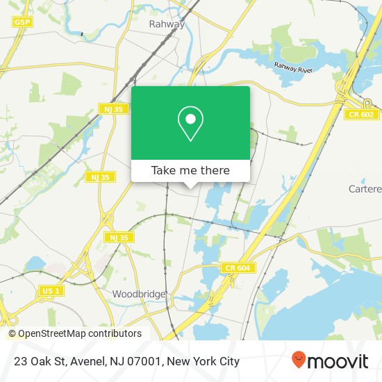 23 Oak St, Avenel, NJ 07001 map