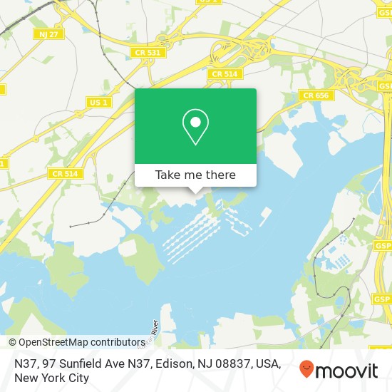 N37, 97 Sunfield Ave N37, Edison, NJ 08837, USA map