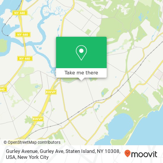 Gurley Avenue, Gurley Ave, Staten Island, NY 10308, USA map