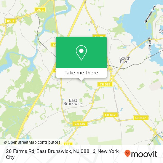 28 Farms Rd, East Brunswick, NJ 08816 map