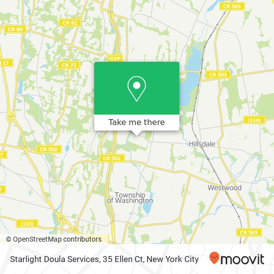 Starlight Doula Services, 35 Ellen Ct map