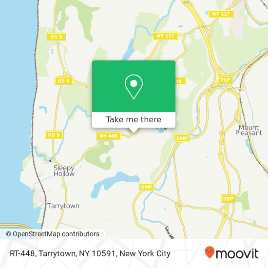 Mapa de RT-448, Tarrytown, NY 10591