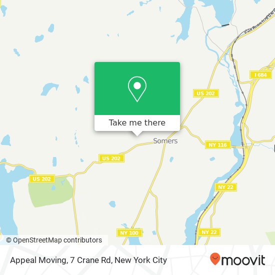 Appeal Moving, 7 Crane Rd map