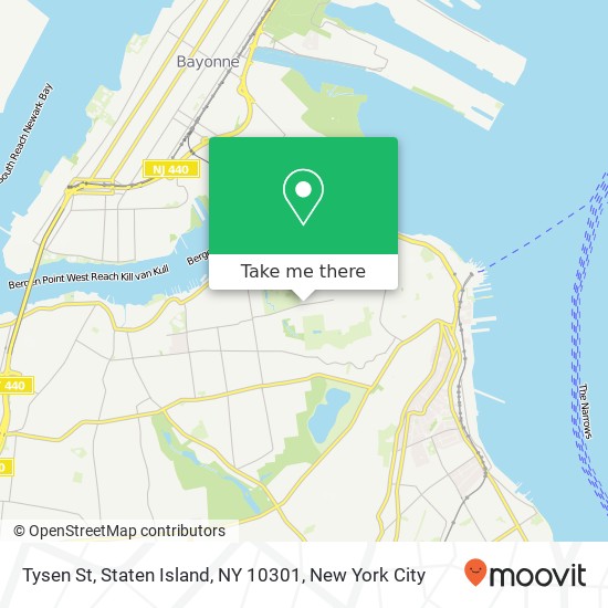 Tysen St, Staten Island, NY 10301 map