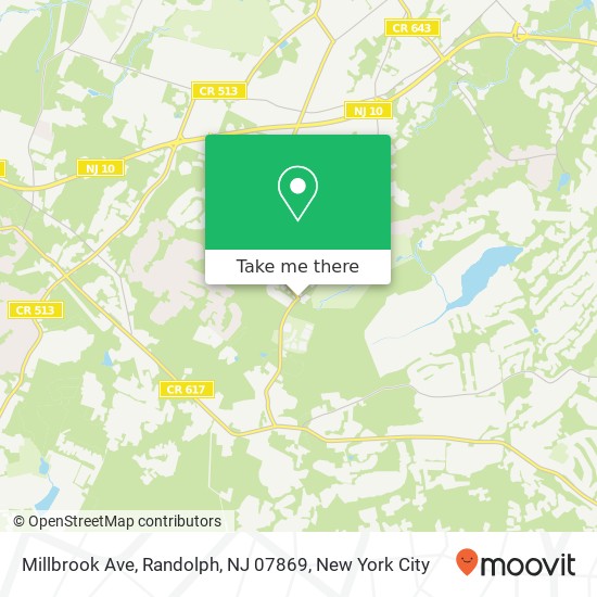 Millbrook Ave, Randolph, NJ 07869 map