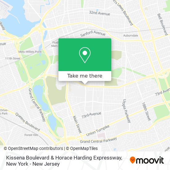 Kissena Boulevard & Horace Harding Expressway map