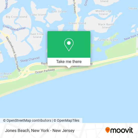 Jones Beach map