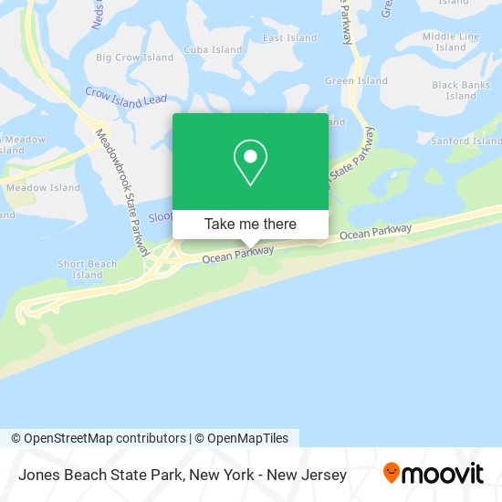 Mapa de Jones Beach State Park