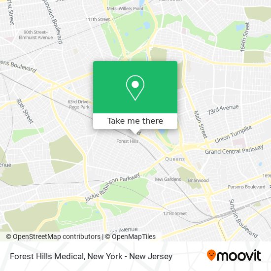 Mapa de Forest Hills Medical