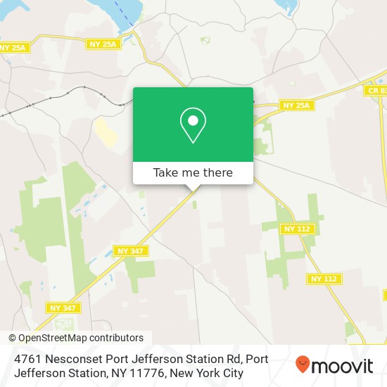 Mapa de 4761 Nesconset Port Jefferson Station Rd, Port Jefferson Station, NY 11776
