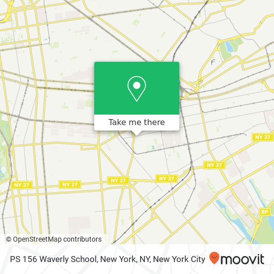 Mapa de PS 156 Waverly School, New York, NY