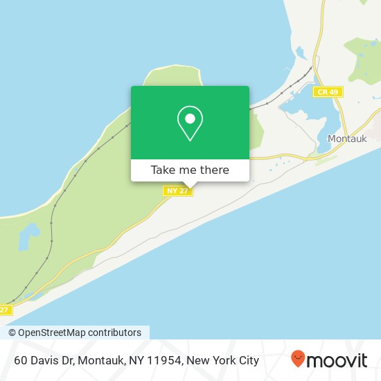 60 Davis Dr, Montauk, NY 11954 map