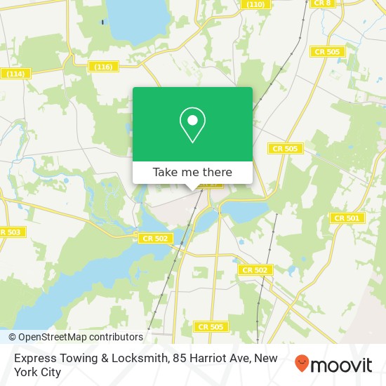 Express Towing & Locksmith, 85 Harriot Ave map