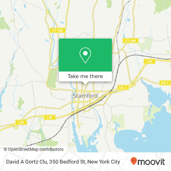 Mapa de David A Gortz Clu, 350 Bedford St
