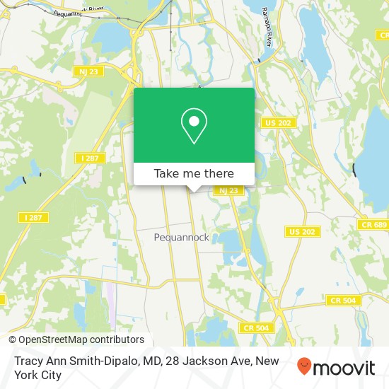 Tracy Ann Smith-Dipalo, MD, 28 Jackson Ave map