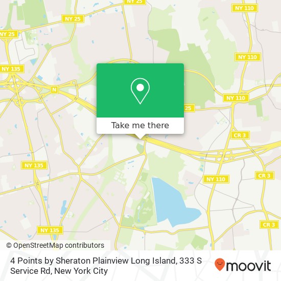 4 Points by Sheraton Plainview Long Island, 333 S Service Rd map