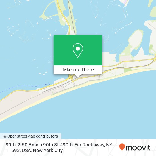 Mapa de 90th, 2-50 Beach 90th St #90th, Far Rockaway, NY 11693, USA