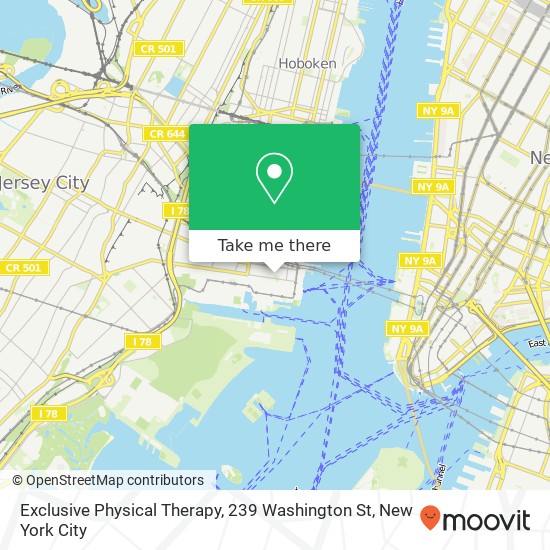 Exclusive Physical Therapy, 239 Washington St map