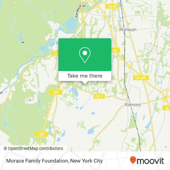 Morace Family Foundation map