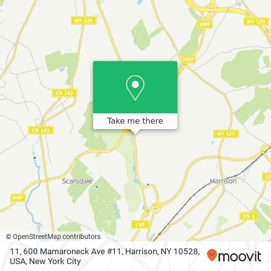 Mapa de 11, 600 Mamaroneck Ave #11, Harrison, NY 10528, USA