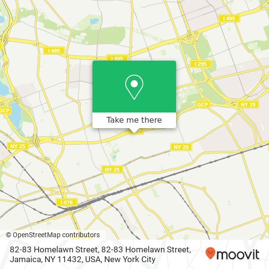 82-83 Homelawn Street, 82-83 Homelawn Street, Jamaica, NY 11432, USA map