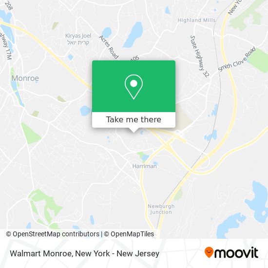 Walmart Monroe map