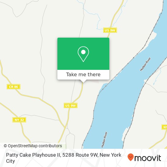 Mapa de Patty Cake Playhouse II, 5288 Route 9W