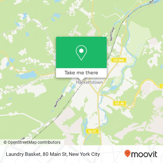 Laundry Basket, 80 Main St map