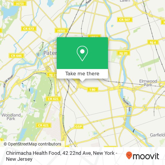 Mapa de Chirimacha Health Food, 42 22nd Ave