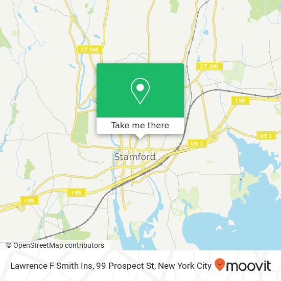 Mapa de Lawrence F Smith Ins, 99 Prospect St