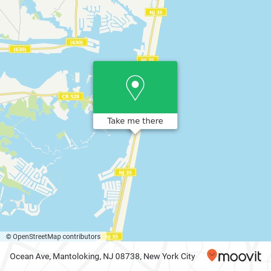Ocean Ave, Mantoloking, NJ 08738 map