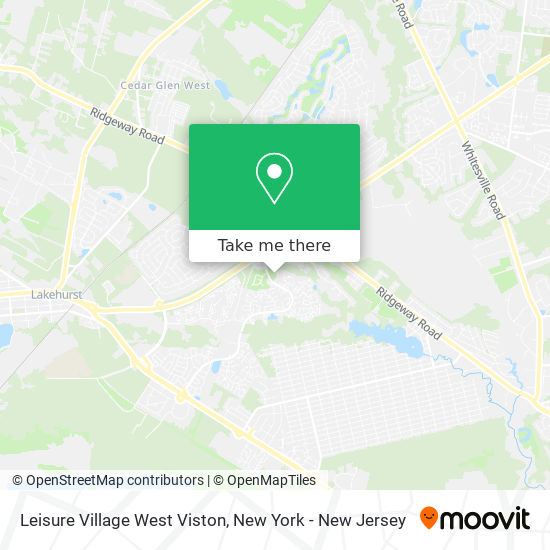 Mapa de Leisure Village West Viston