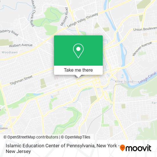 Islamic Education Center of Pennsylvania map