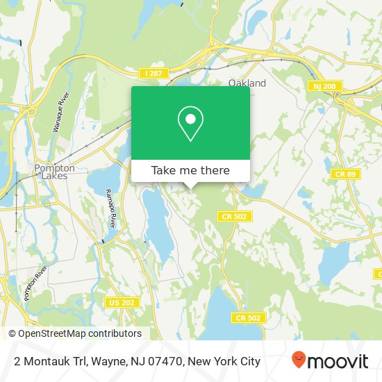 2 Montauk Trl, Wayne, NJ 07470 map