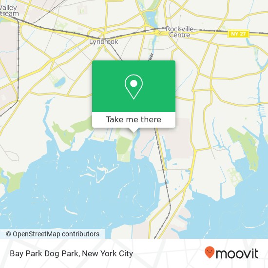Mapa de Bay Park Dog Park