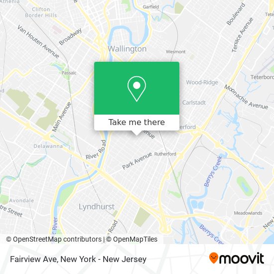 Mapa de Fairview Ave