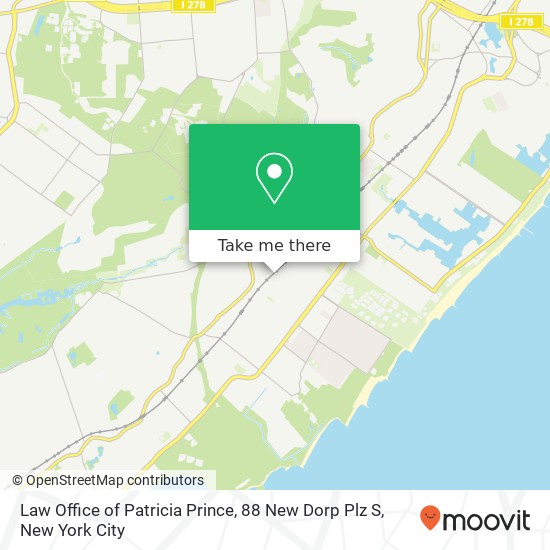 Law Office of Patricia Prince, 88 New Dorp Plz S map