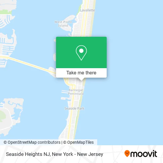 Seaside Heights NJ map