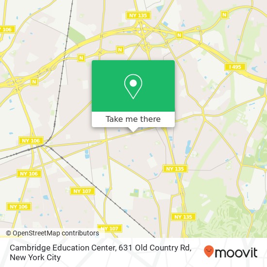 Cambridge Education Center, 631 Old Country Rd map