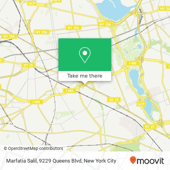 Mapa de Marfatia Salil, 9229 Queens Blvd