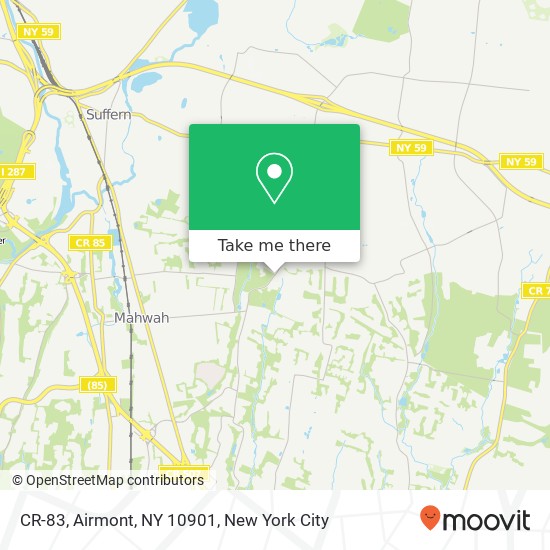 CR-83, Airmont, NY 10901 map