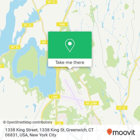 1338 King Street, 1338 King St, Greenwich, CT 06831, USA map