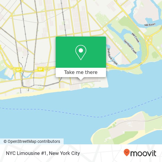 Mapa de NYC Limousine #1