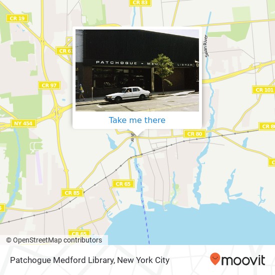 Patchogue Medford Library map